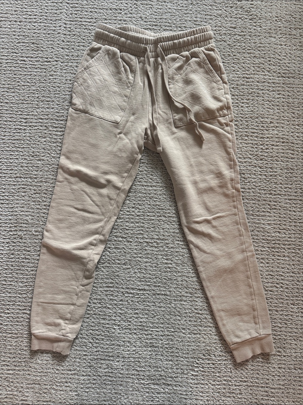 wild fable Women's Light Beige Drawstring Joggers